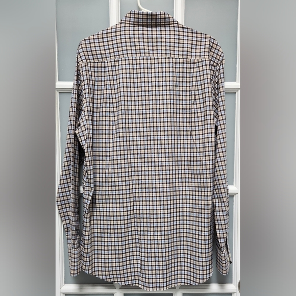 Men's ALEX CANNON Long Sleeve Casual Shirt EUC - Picture 2 of 7